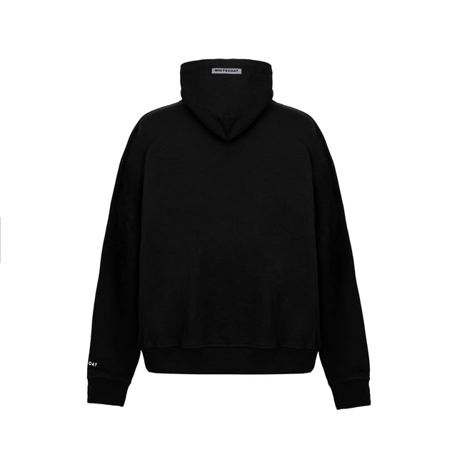 PAWSITIVE BEAR Chenille Embroidery Oversized Heavy Weight Hoodie