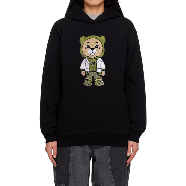 PAWSITIVE BEAR Chenille Embroidery Oversized Heavy Weight Hoodie