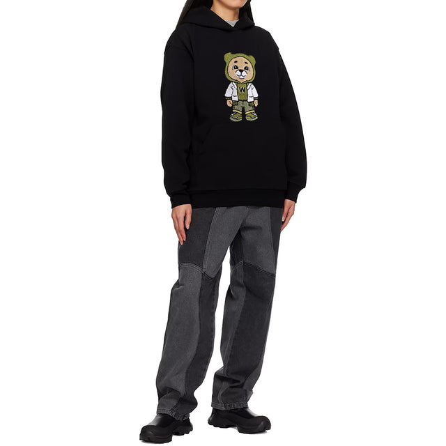 PAWSITIVE BEAR Chenille Embroidery Oversized Heavy Weight Hoodie